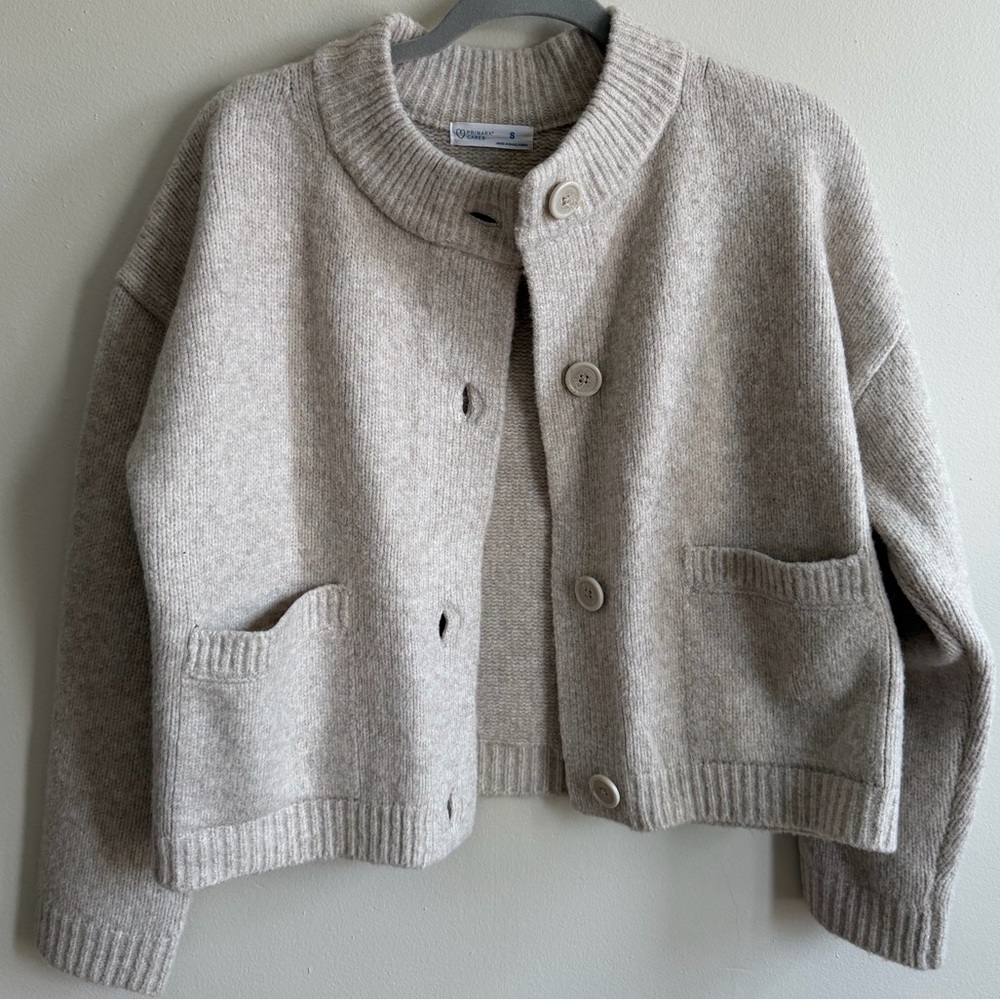 Primark Beige Button-Up Cardigan - Picture 3 of 5
